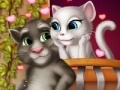 Spēle Tom and Angela kissing