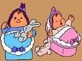 Spēle Online coloring baby twins