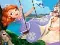Spēle Princess Sofia: A swing in a garden - Puzzles