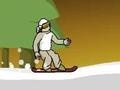 Spēle Downhill Snowboard 3
