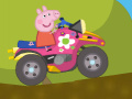 Spēle Peppa Pig Racing Battle 