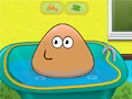 Spēle Pou Baby Bathing