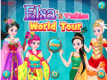 Spēle Elsa's Fashion World Tour  