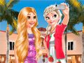 Spēle Frozen And Rapunzel Fashion Selfie