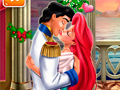 Spēle Mermaid Princess Mistletoe Kiss
