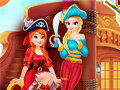 Spēle Pirate Girls Garderobe Treasure