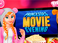 Spēle Princesses Movie Evening