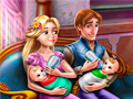 Spēle Rapunzel Twins Family Day