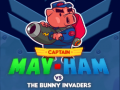 Spēle Captain May-Ham vs The Bunny Invaders