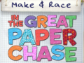 Spēle Make & Race In The Great Paper Chase