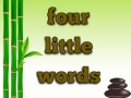 Spēle Four Little Words