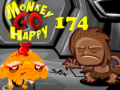 Spēle Monkey Go Happy Stage 174