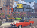 Spēle 3D City: 2 Player Racing