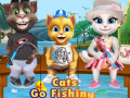 Spēle Cats Go Fishing