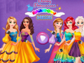 Spēle Disney Princesses Rainbow Dresses