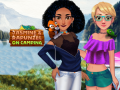 Spēle Jasmine & Rapunzel on Camping