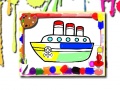 Spēle Boats Coloring Book