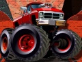 Spēle Crazy Monster Trucks Puzzle