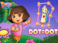 Spēle Dora The explorer Dot to Dot