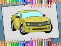 Spēle American Cars Coloring Book