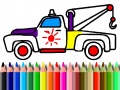 Spēle Back To School: Trucks Coloring