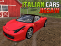 Spēle Italian Cars Jigsaw 