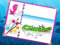 Spēle Sea Creatures Coloring Book