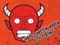 Spēle Halloween Mask Coloring Book