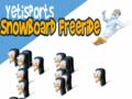 Spēle Yetisports Snowboard Freeride