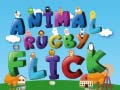 Spēle Animals Rugby Flick