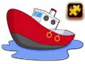 Spēle Cartoon Ship Puzzle