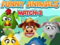 Spēle Funny Animals Match 3