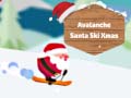 Spēle Avalanche Santa Ski Xmas