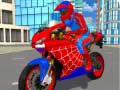 Spēle Hero Stunt Spider Bike Simulator 3d 2