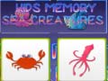 Spēle Kids Memory Sea Creatures