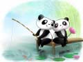 Spēle Pandas Slide