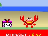 Spēle Crab shopping