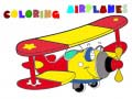 Spēle Coloring Book Airplane
