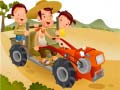 Spēle Cartoon Tractor Puzzle