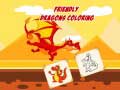 Spēle Friendly Dragons Coloring