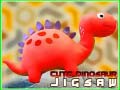 Spēle Cute Dinosaur Jigsaw