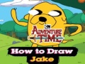 Spēle Adventure Time How to Draw Jake