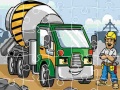 Spēle Construction Trucks Jigsaw
