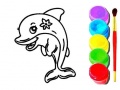 Spēle Dolphin Coloring Book