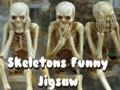 Spēle Skeletons Funny Jigsaw