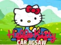 Spēle Hello Kitty Car Jigsaw