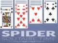 Spēle Spider Solitaire Time