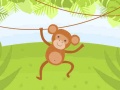 Spēle Funny Monkeys Coloring