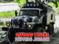 Spēle Offroad Trucks Driving Jigsaw