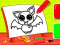 Spēle Easy Kids Coloring Bat